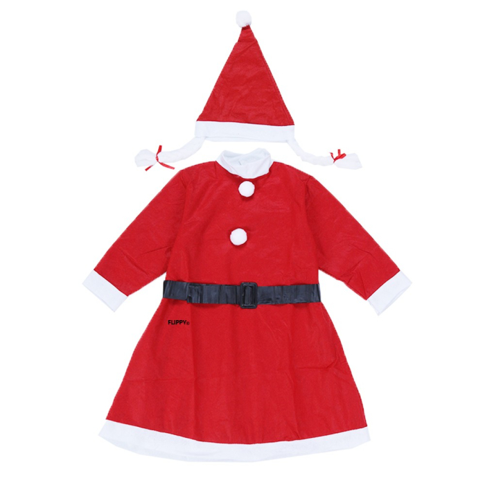 Costum Craciunita Flippy® Fata, 7-9 ani, 3 piese, Polar [2]