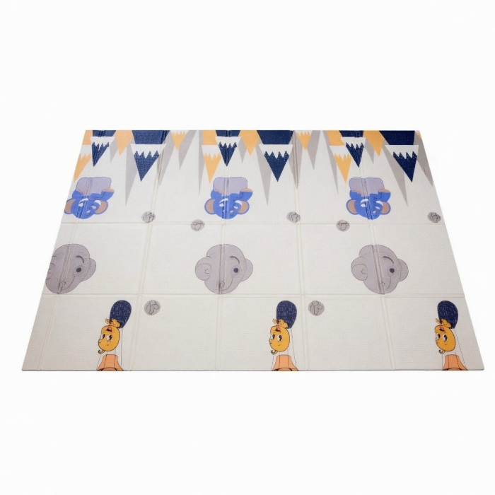 Covoras De Joaca Pentru Bebelusi 200x150 cm, Covor Educativ, Covoras Pliabil Impermeabil Si Antiderapant, Jucarie Dezvoltare Motrica Si Senzoriala, Pentru Copii 0+ Luni, Model 2, Multicolor [5]