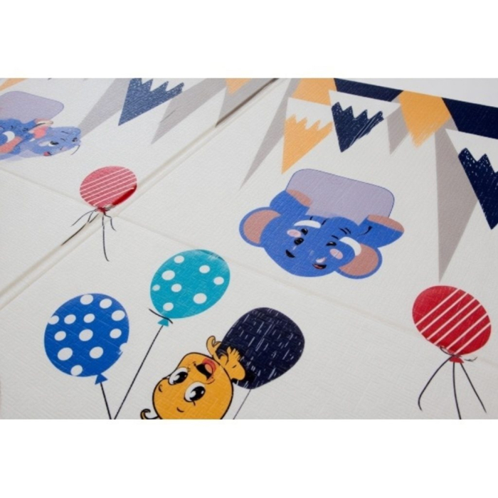 Covoras De Joaca Pentru Bebelusi 200x150 cm, Covor Educativ, Covoras Pliabil Impermeabil Si Antiderapant, Jucarie Dezvoltare Motrica Si Senzoriala, Pentru Copii 0+ Luni, Model 2, Multicolor [3]