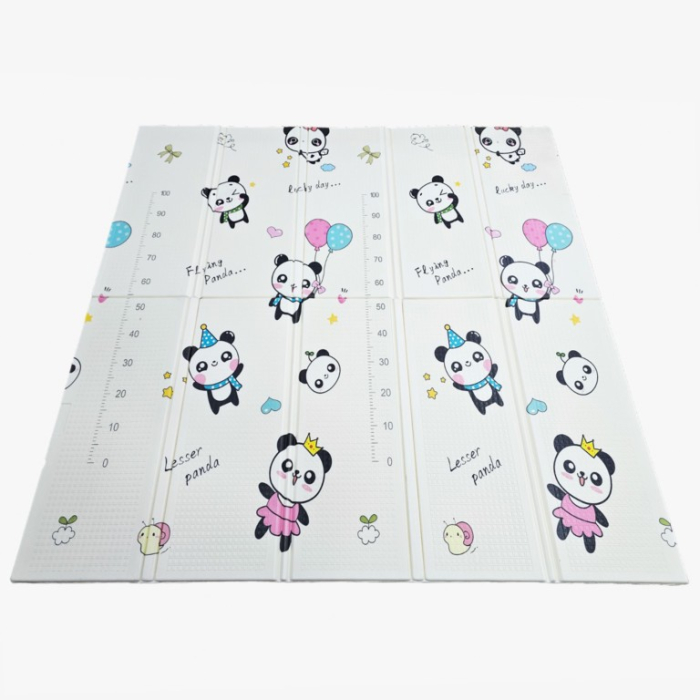 Covoras de Joaca pentru Copii Termic cu 2 Fete, Flippy, Model Ursuleți si Delfini, cu Spuma, Impermeabil, Antiderapant, 200cm x 180cm x 1cm [3]