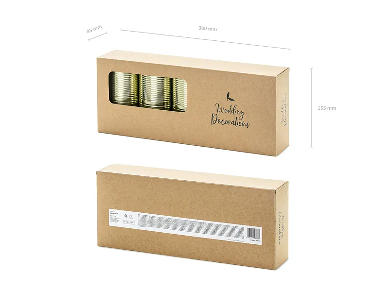 Cutii decorative, aurii, 10 x 7 cm [3]