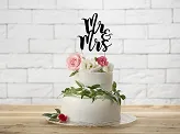 Decor pentru tort Mr&Mrs, 25,5 cm [3]