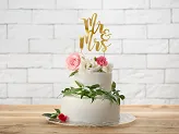 Decor pentru tort Mr&Mrs, 25,5 cm [3]