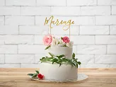 Decor tort Mariage, auriu, 22,5 cm [3]