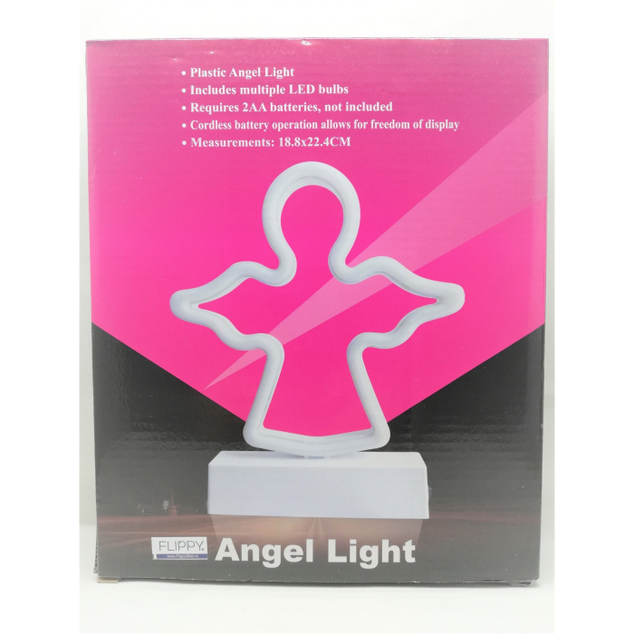 Decoratiune Luminoasa cu Baterii Ingeras 25 cm Alb Rece [5]