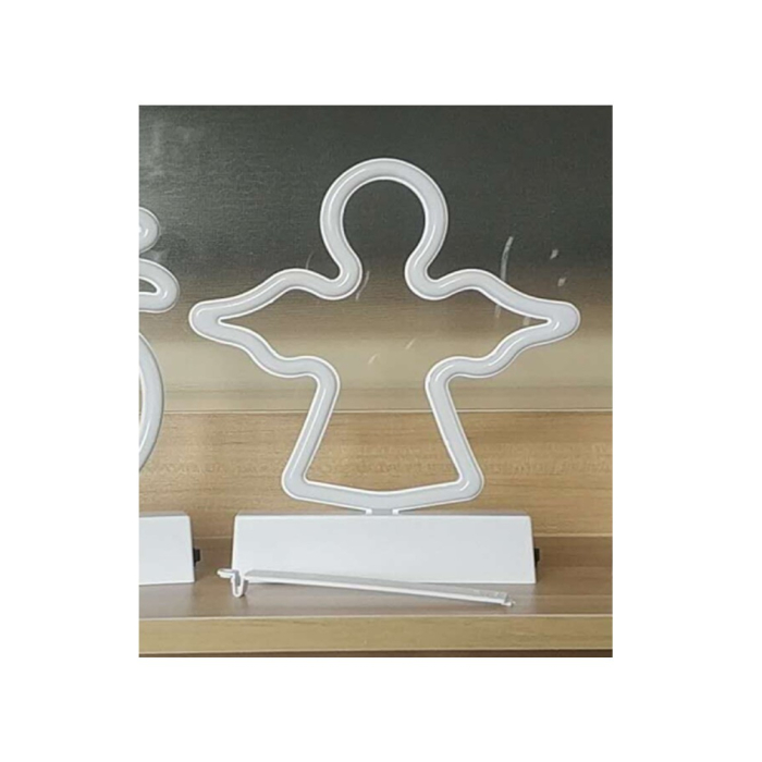 Decoratiune Luminoasa cu Baterii Ingeras 25 cm Alb Rece [3]