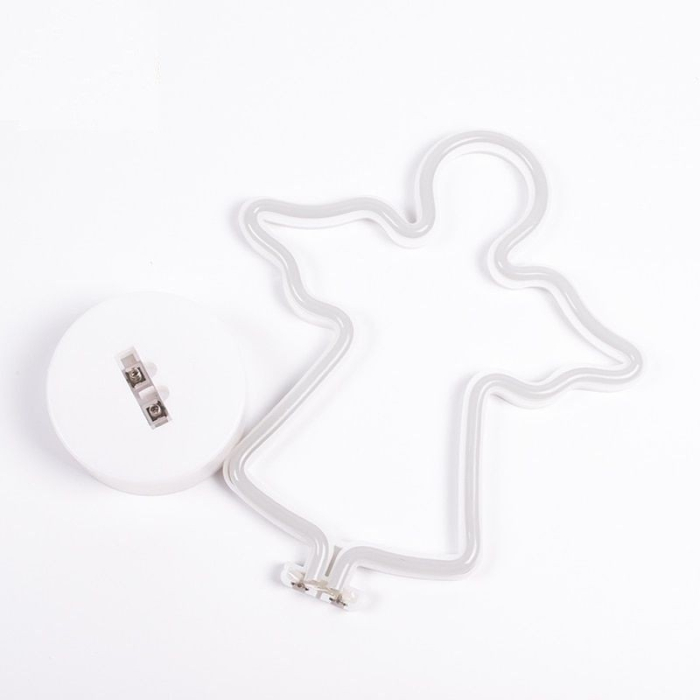 Decoratiune Luminoasa cu Baterii Ingeras Verde [5]