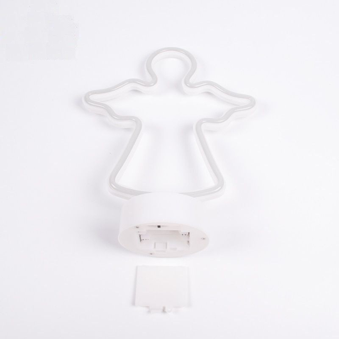 Decoratiune Luminoasa cu Baterii Ingeras Verde [4]