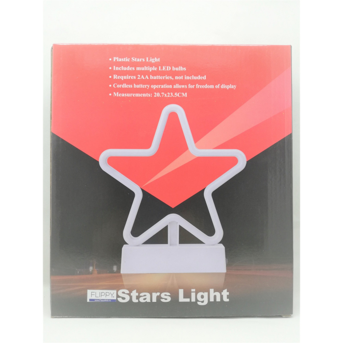 Decoratiune Luminoasa cu Baterii Stea 25 cm Alb Rece [4]
