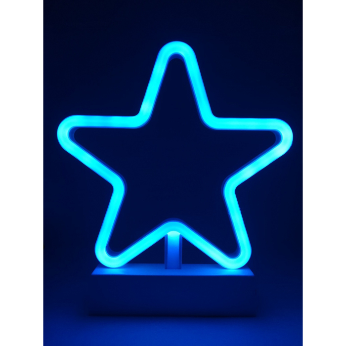 Decoratiune Luminoasa cu Baterii Stea 25 cm Alb Rece [2]