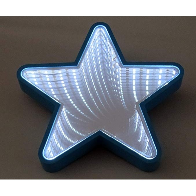 Decoratiune Luminoasa cu Baterii/USB Neon Model Stea 20 cm Alb Rece [3]