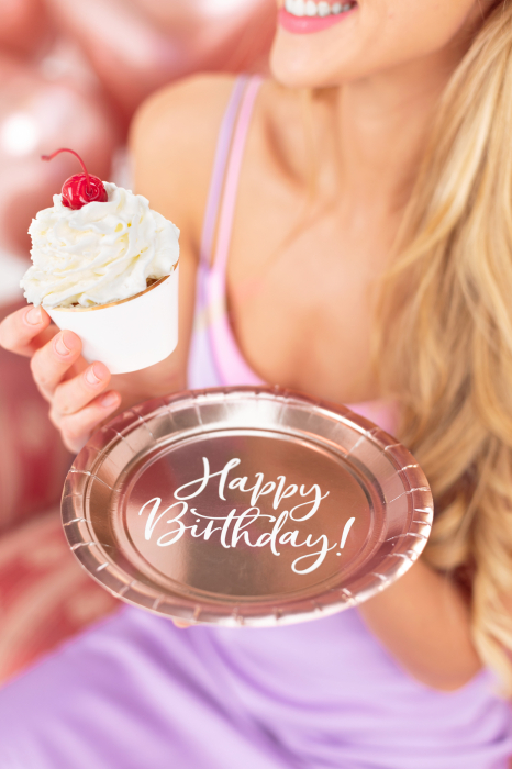 Farfurii "Happy Birthday" - 18 CM Set 6 BUC [2]