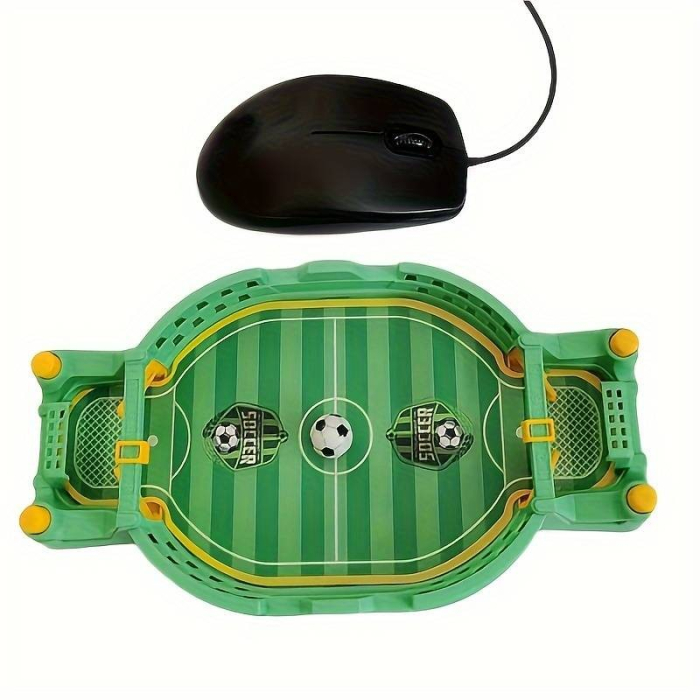 Fotbal de Masa Interactiv pentru Copii, Flippy, cu 2 Mingi Incluse, Tabela Scor, 22.8x12x4 cm, Verde [4]