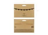 Ghirlandă de hârtie absorbantă cu lilieci, neagră, 4m [2]