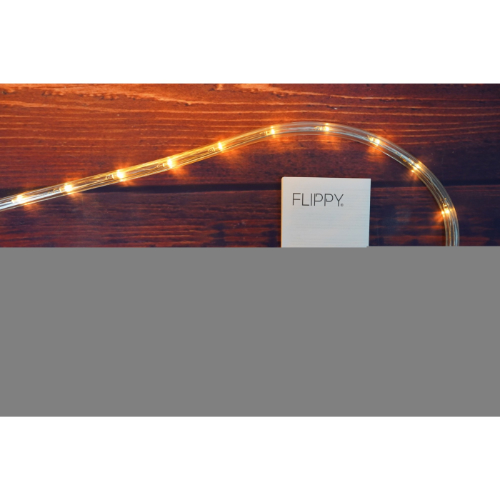 Instalatie Craciun, 38 m, 912 Led-uri ,Furtun Luminos, Alb cald, 8 jocuri de lumini, Transformator, Sectionabila, 220 V, Flippy [4]