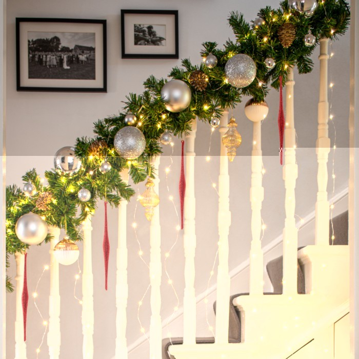 Instalatie Craciun Tip Turturi, IP44, 20 m, 572 Led-uri, Alb cald, 8 jocuri de lumini, 31V, Telecomanda inclusa, Interconectabila, Prelungitor 3 m inclus, Fir Cupru, Flippy, Interior/Exterior [3]