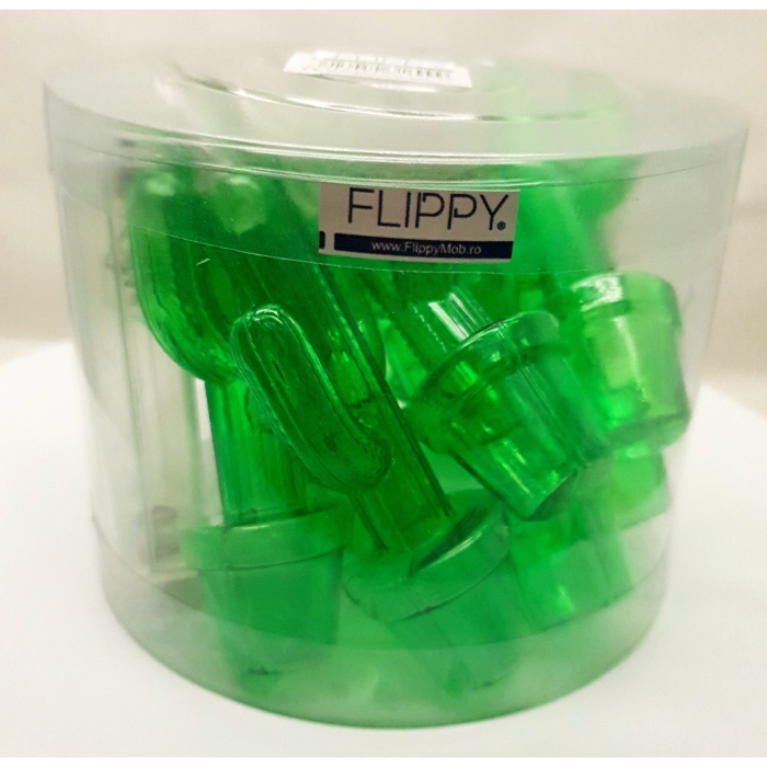 Instalatie de Craciun cu Baterii Fir Transparent Tip Sir 1.5 m 10 LED -uri Cactus Alb Cald [7]