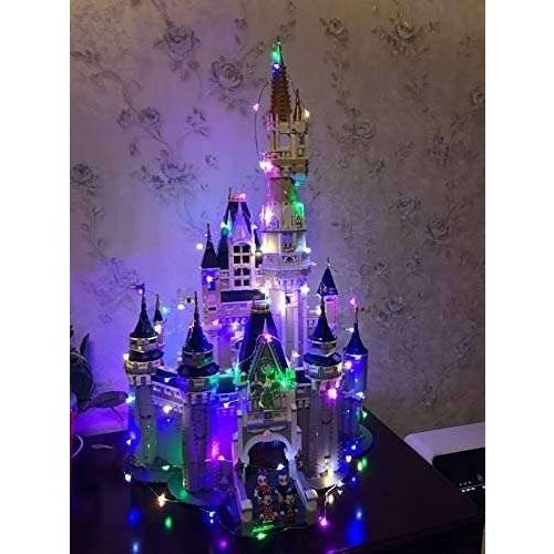 Instalatie de Craciun cu Baterii Tip Liniar, 2 jocuri de lumini, Fir Cupru 10 m 100 LED -uri, Multicolor [1]