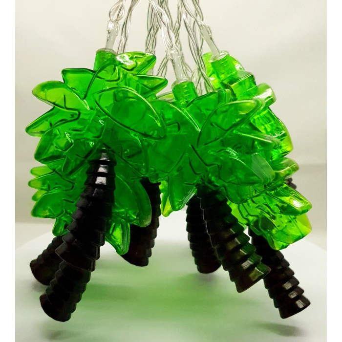 Instalatie de Craciun cu Baterii Tip Sir 1.5 m LED -uri Palmier Alb Cald [6]