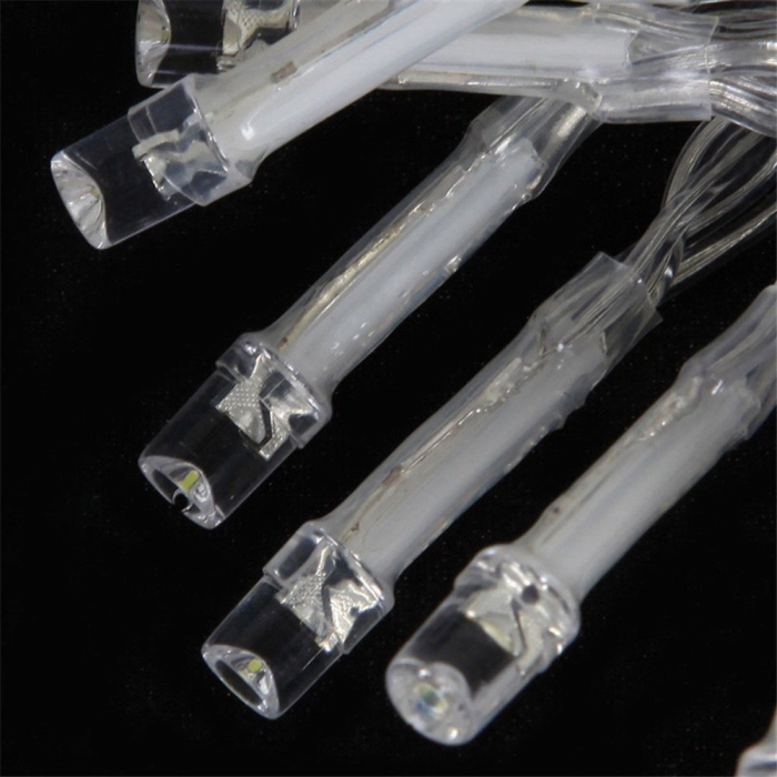 Instalatie de Craciun Tip Franjuri Fir Transparent 3 m 96 Leduri Albastru 2789B [4]