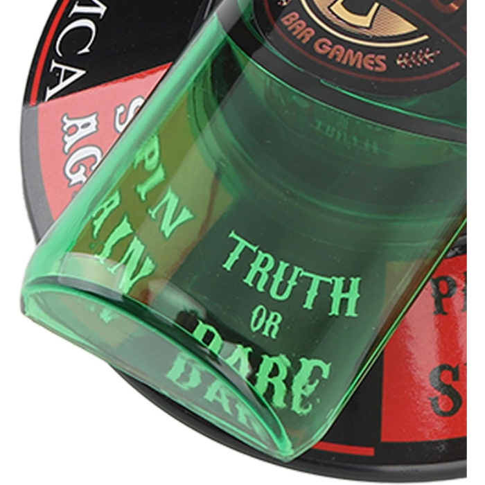 Joc de baut Spin the Bottle Flippy, invarte sticla si accepta provocarea, 2-6 jucatori, material ABS, 18 x 12 cm, multicolor [2]