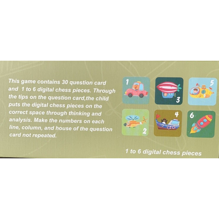 Joc educativ Sudoku cu tablita magnetica, 53 de piese, cartonase cu trafic, Verde [4]