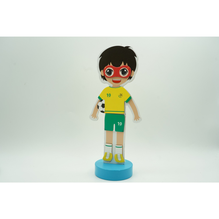 Joc magnetic dress, papusa magnetica cu multiple haine, 26 de piese, pentru copii, +3 ani, multicolor [9]