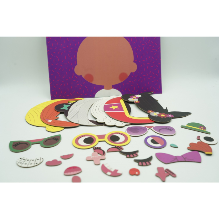 Joc Magnetic Photo Frame, 30 de piese, pentru copii, +3 ani, multicolor [8]