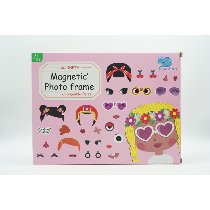 Joc Magnetic Photo Frame, 30 de piese, pentru copii, +3 ani, multicolor [2]
