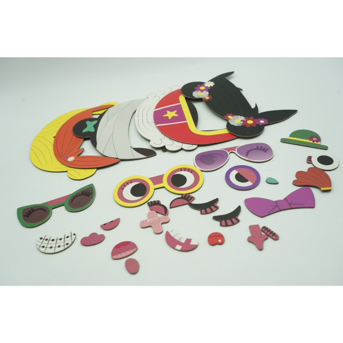 Joc Magnetic Photo Frame, 30 de piese, pentru copii, +3 ani, multicolor [5]