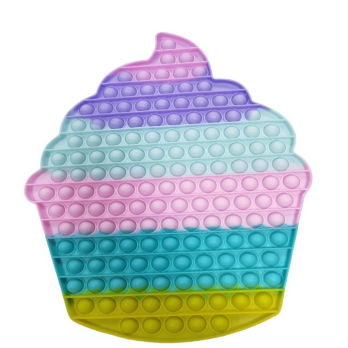 Jucarie antistres din silicon Flippy®, Pop it Now and Flip It, Briosa, urias, Multicolor [7]