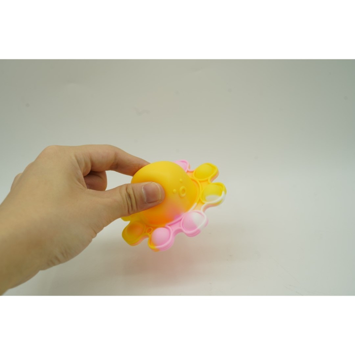 Jucarie antistres din silicon, Flippy®, Pop It Now and Flip It, Caracatita reversibila, Multicolor, V3 [7]