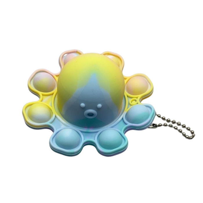 Jucarie antistres din silicon, Flippy®, Pop It Now and Flip It, Caracatita reversibila, Multicolor, V4 [1]