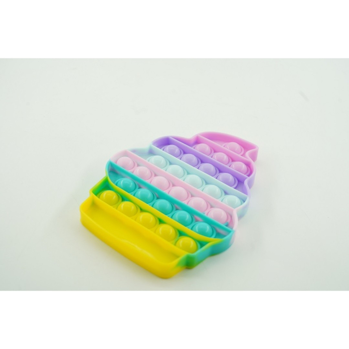 Jucarie antistres din silicon, Pop it Now and Flip It, Briosa, Multicolor, Model 3 [3]
