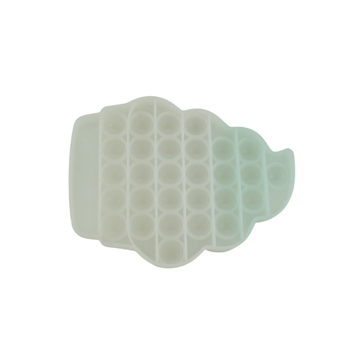 Jucarie antistres din silicon, Pop it Now and Flip It, Briosa, Transparent [4]