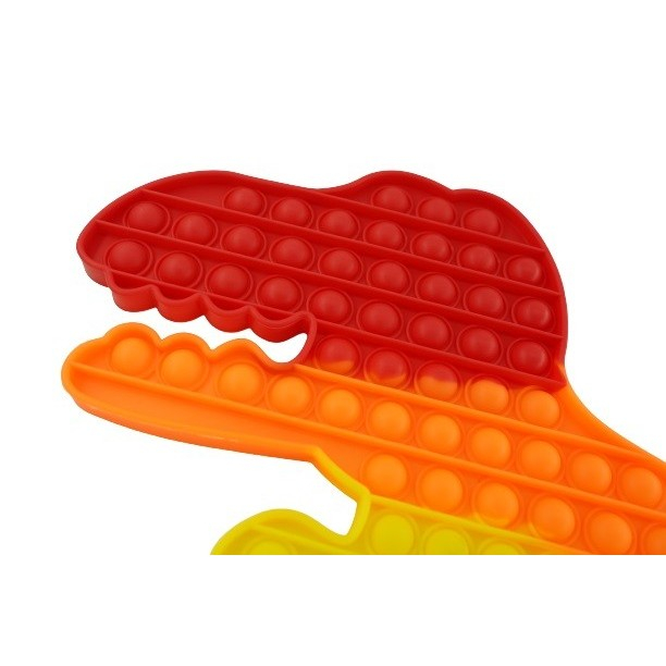 Jucarie antistres din silicon Pop it now, forma Dinozaur, multicolor, urias [3]