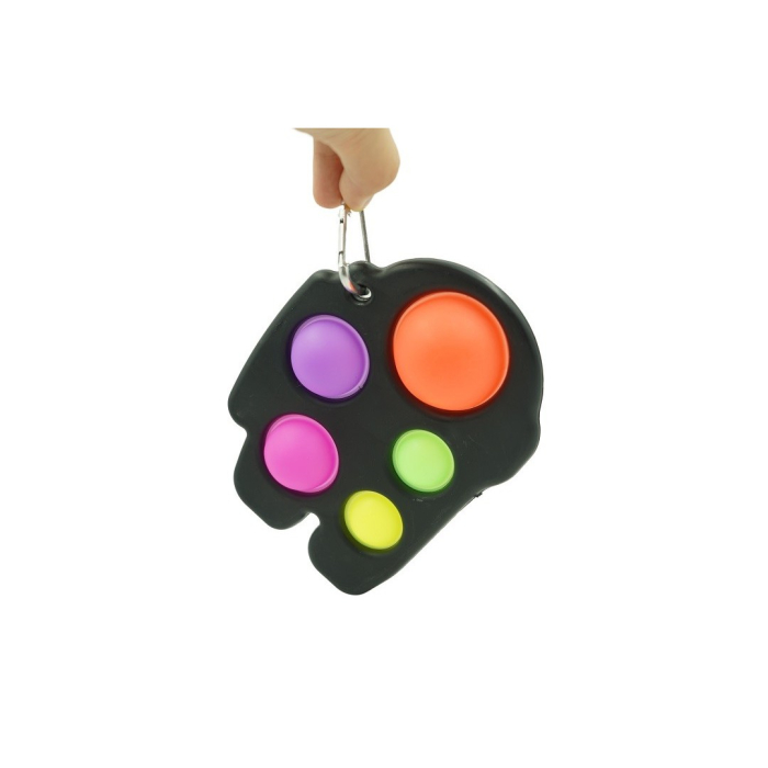 Jucarie Antistres Flippy - Fidget Toy, Simple Dimple, Among us, Negru [2]