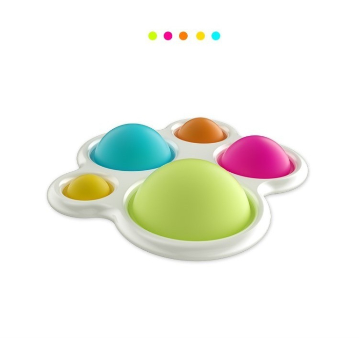 Jucarie Antistres Flippy - Fidget Toy, Simple Dimple, Multicolor [7]