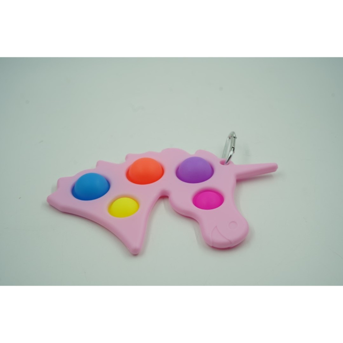 Jucarie Antistres Flippy - Fidget Toy, Simple Dimple, Unicorn, Roz [5]