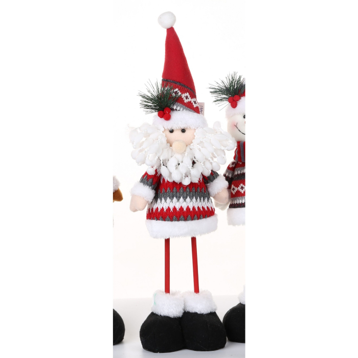 Jucarie decorativa, Flippy, Mos Craciun, 50 x 18 cm, lana, tesatura de plus, poliester, interior/exterior [5]