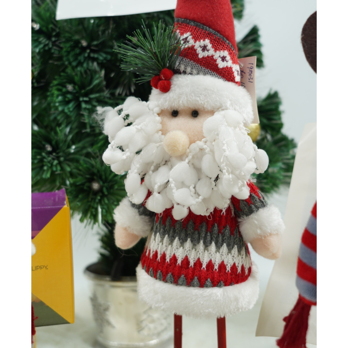 Jucarie decorativa, Flippy, Mos Craciun, 50 x 18 cm, lana, tesatura de plus, poliester, interior/exterior [4]