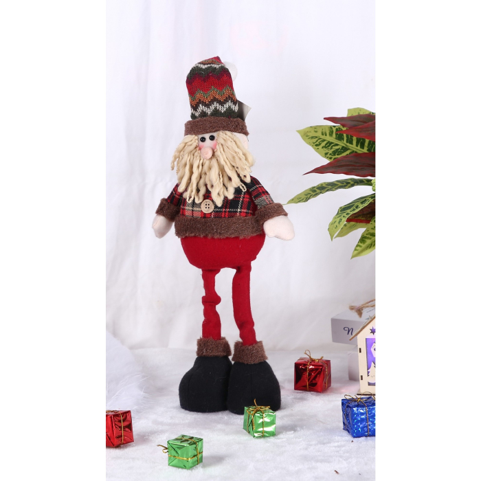 Jucarie decorativa, Flippy, Mos Craciun, 54 x 17 cm, lana, tesatura de plus, poliester, interior/exterior [3]