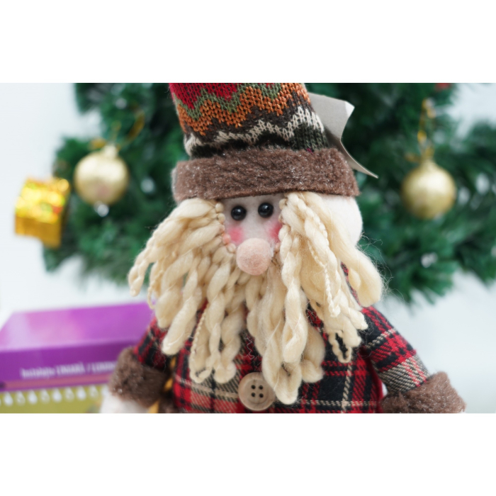 Jucarie decorativa, Flippy, Mos Craciun, 54 x 17 cm, lana, tesatura de plus, poliester, interior/exterior [4]