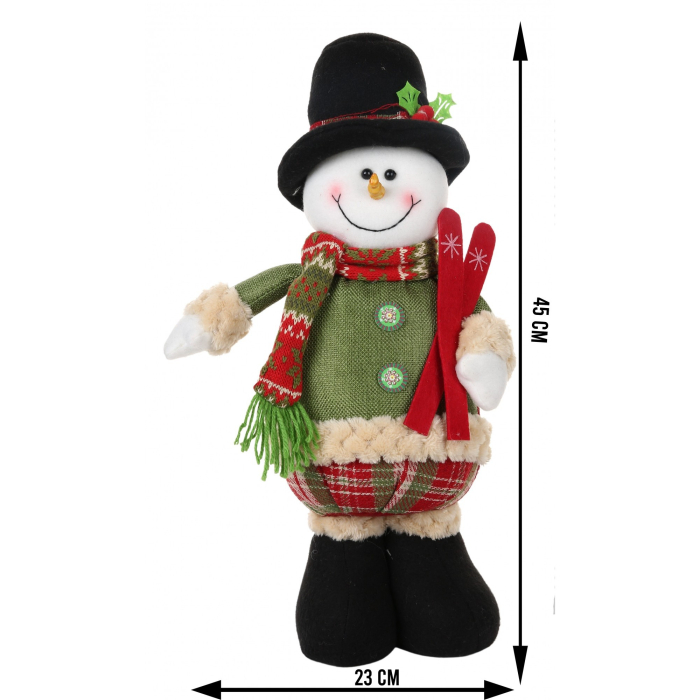 Jucarie decorativa, Flippy, Om de zapada, 45 x 23 cm, lana, tesatura de plus, poliester, interior/exterior [10]