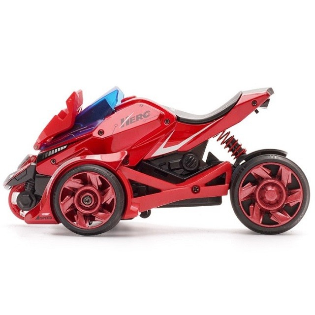 Jucarie pentru copii, masina cu extensie de motocicleta, 2 in 1, rosie [3]