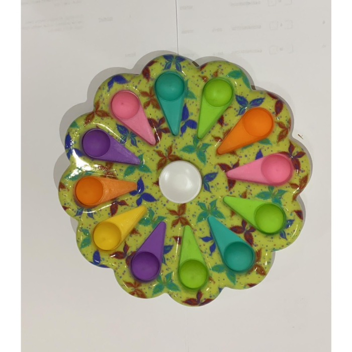 Jucarie Senzoriala Flippy - Simple Dimple, Antistres, Multicolor, model 6 [3]