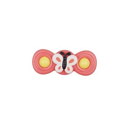Jucarie Spinner pentru copii cu 2 laturi, Spinimals Fluture, Roz [2]