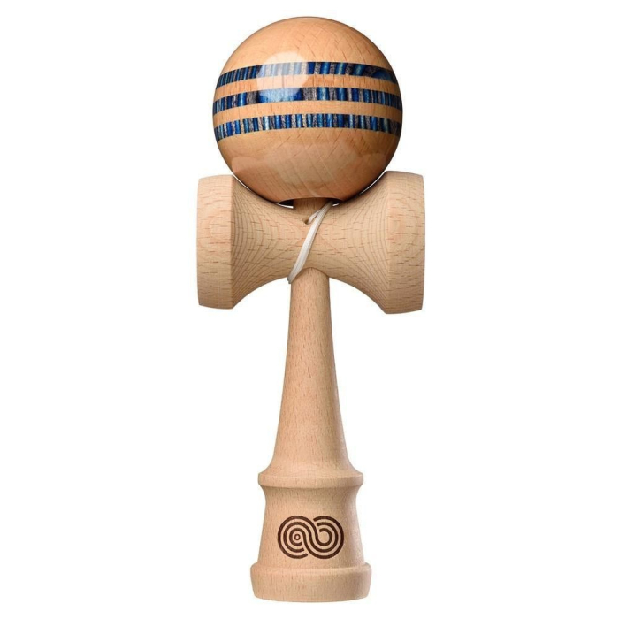Kendama USA Kaizen 2.0 Spectra KZN805 Triple Stripe Natur Albastru [2]