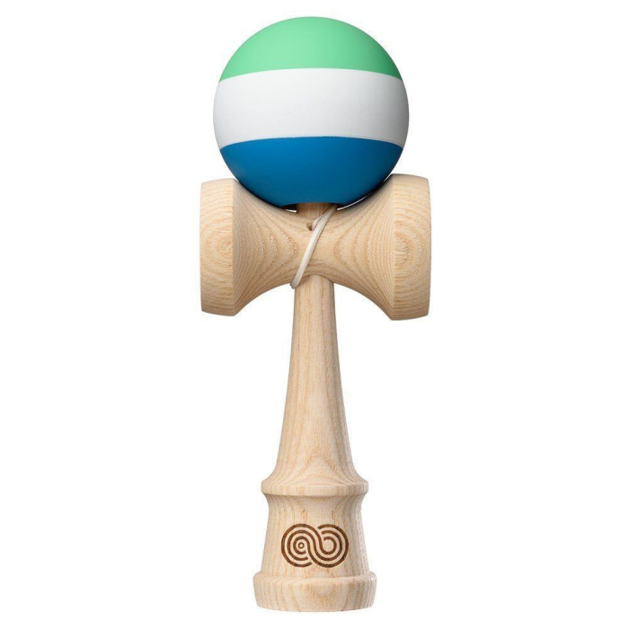Kendama USA Kaizen 2.0 Trip Split Ash KZN924 Verde Alb Albastru [2]