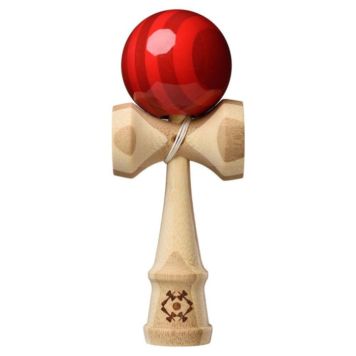 Kendama USA Tribute Bambus TRB564 Rosu [2]